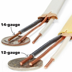 12-Gauge Wire is Thicker and Can Carry More Current