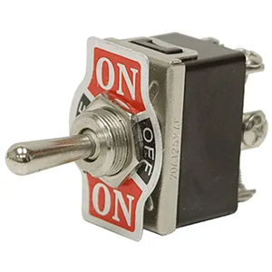 Double Pole Double Throw (DPDT) Toggle Switch