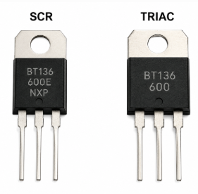 SCR and TRIAC devices used in switching applications